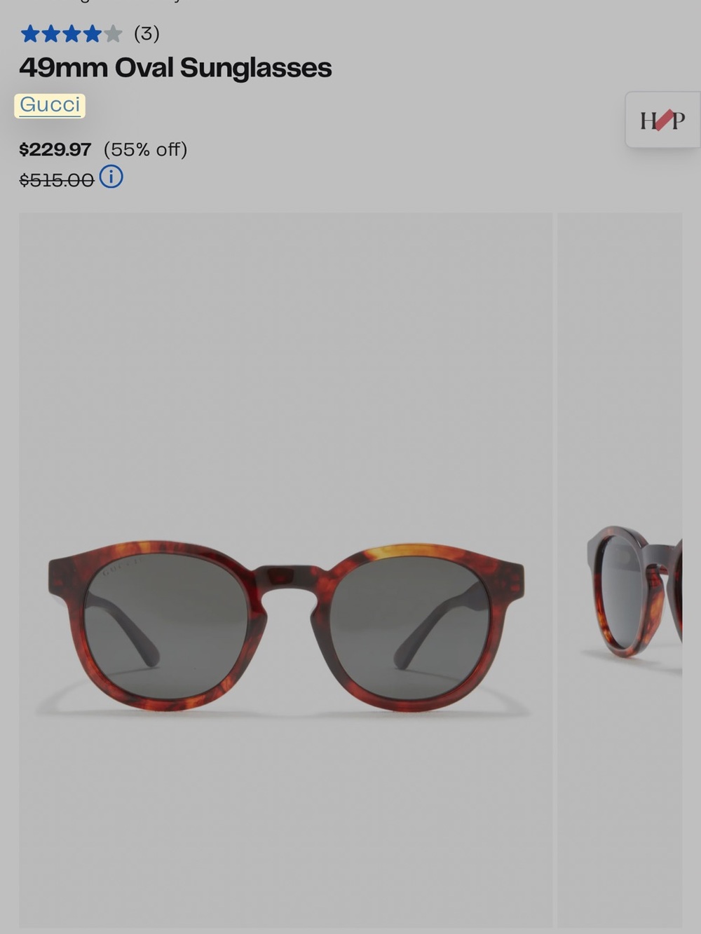 Authentic Tortoiseshell Round Sunglasses - AS IS no box
